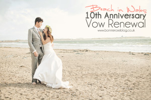 Vow Renewal: Beach in Wales